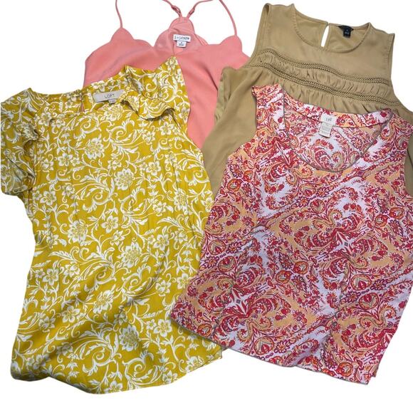 Women’s XS Tops Bundle – J.Crew, LOFT, Ann Taylor, J.Jill – 4 for 1 Deal - Picture 2 of 3